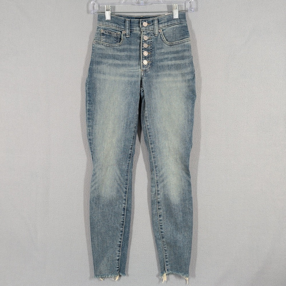 Lucky‎ Brand Jeans Women's 25 Blue High Rise Skinny Ankle Bridgette Denim NWT